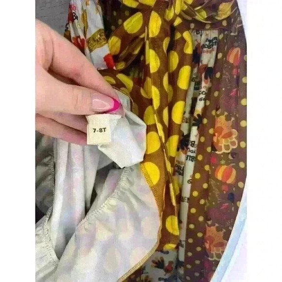 Thanksgiving Turkey Twirl Dress (size 7) - Picture 4 of 4